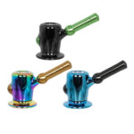 Full Metal Wrapped Glass Bowl Hand Pipe
