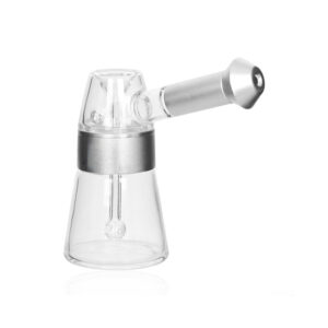 Metal-Wrapped Glass Lantern Bubbler
