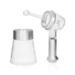 Metal-Wrapped Glass Lantern Bubbler