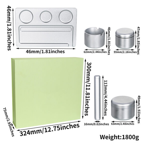 Luxury Aluminum Alloy Cigarette Set: Ultimate Smoking Experience