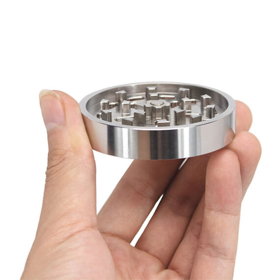 64mm 4-Part Diamond-Cut Herb Grinder - Precision Grinding for Superior Flavour