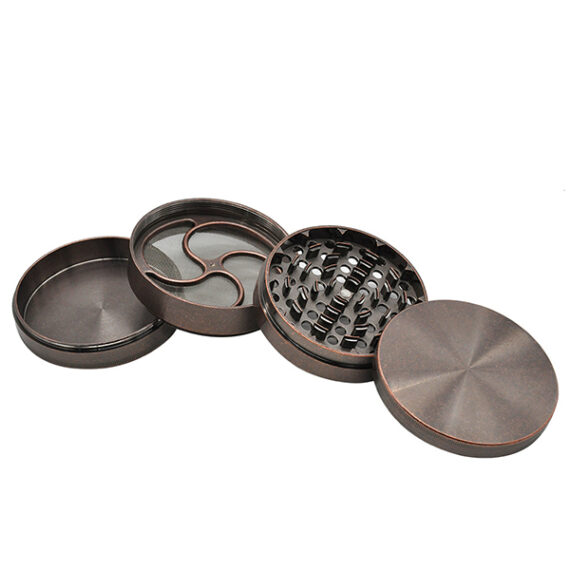Extra Large 100mm 4-Layer Metal Herb Grinder