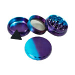 63mm 4-Part Diamond-Cut Metal Herb Grinder – Premium Crushing Performance