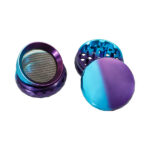 63mm 4-Part Diamond-Cut Metal Herb Grinder – Premium Crushing Performance