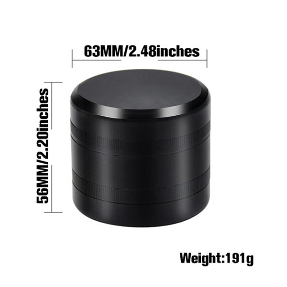 63mm 5-Part Premium Aluminum Groove Grinder