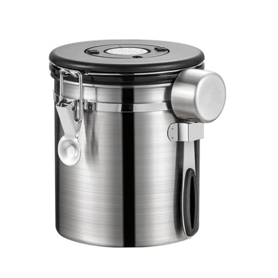 Premium Stainless Steel Air Release Valve Container - Preserve Freshness and Flavor