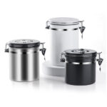 Premium Stainless Steel Air Release Valve Container - Preserve Freshness and Flavor