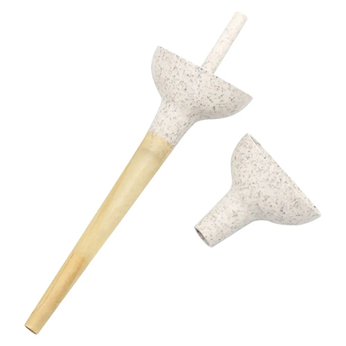 Eco-Friendly Smoking Accessory Kit: Biodegradable Grinder, Filter, and Pre-Rolled Cone
